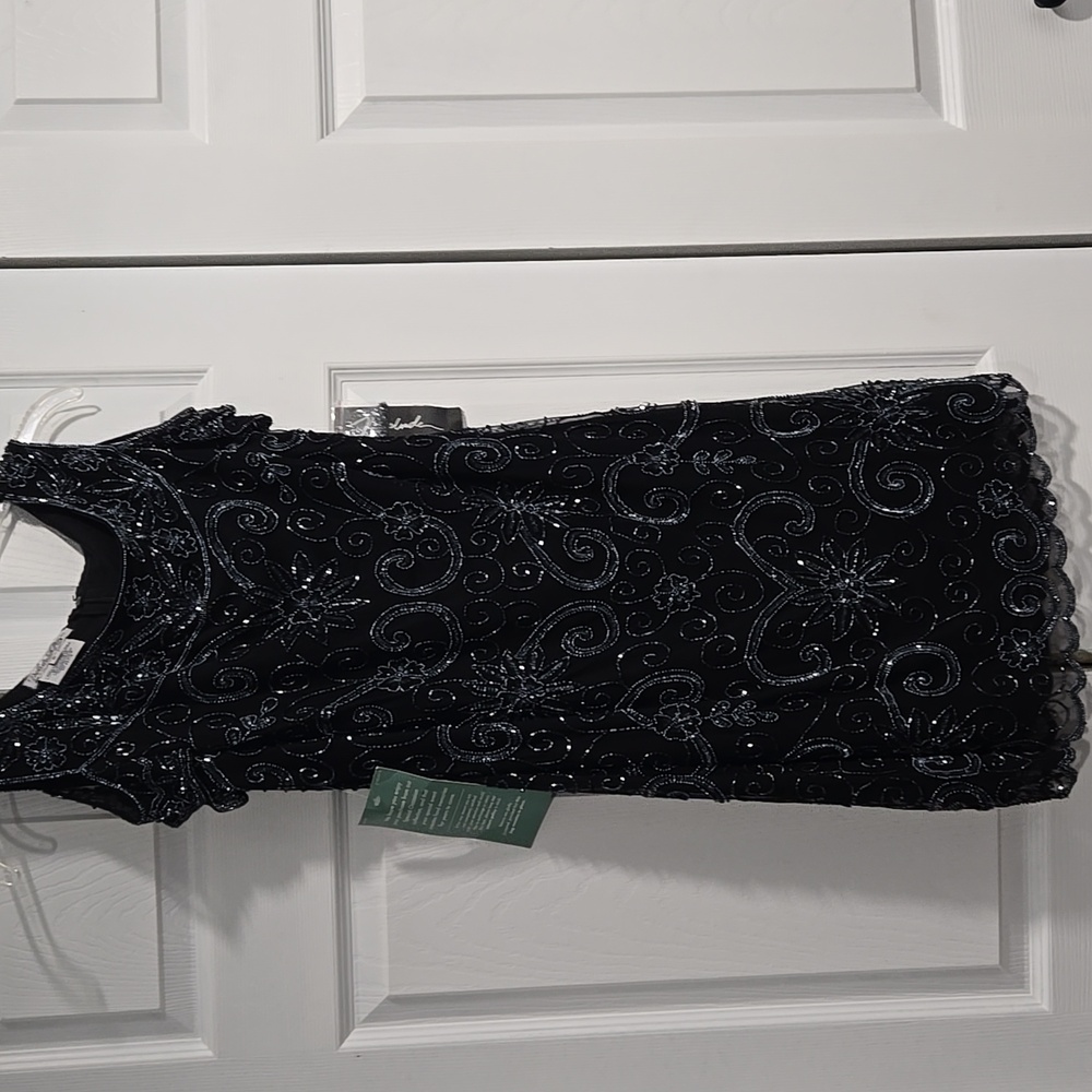 Beautiful beaded black dress
